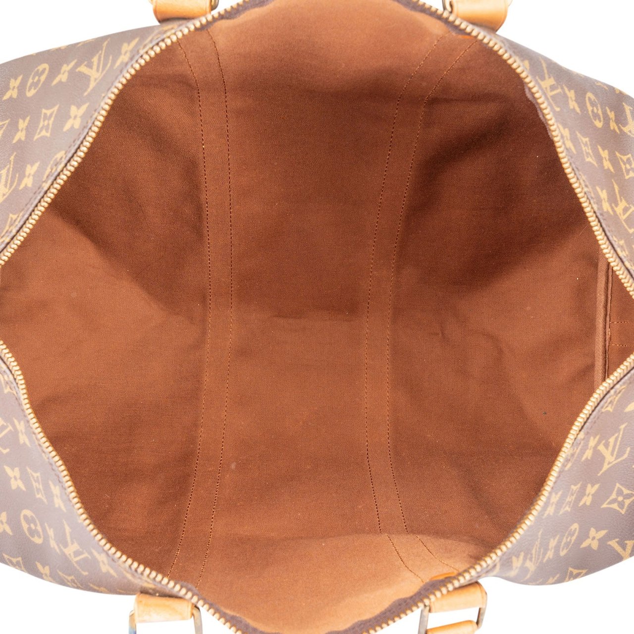 Louis Vuitton Louis Vuitton Monogram Canvas Keepall 50 Bandoulière Travel Bag Bruin