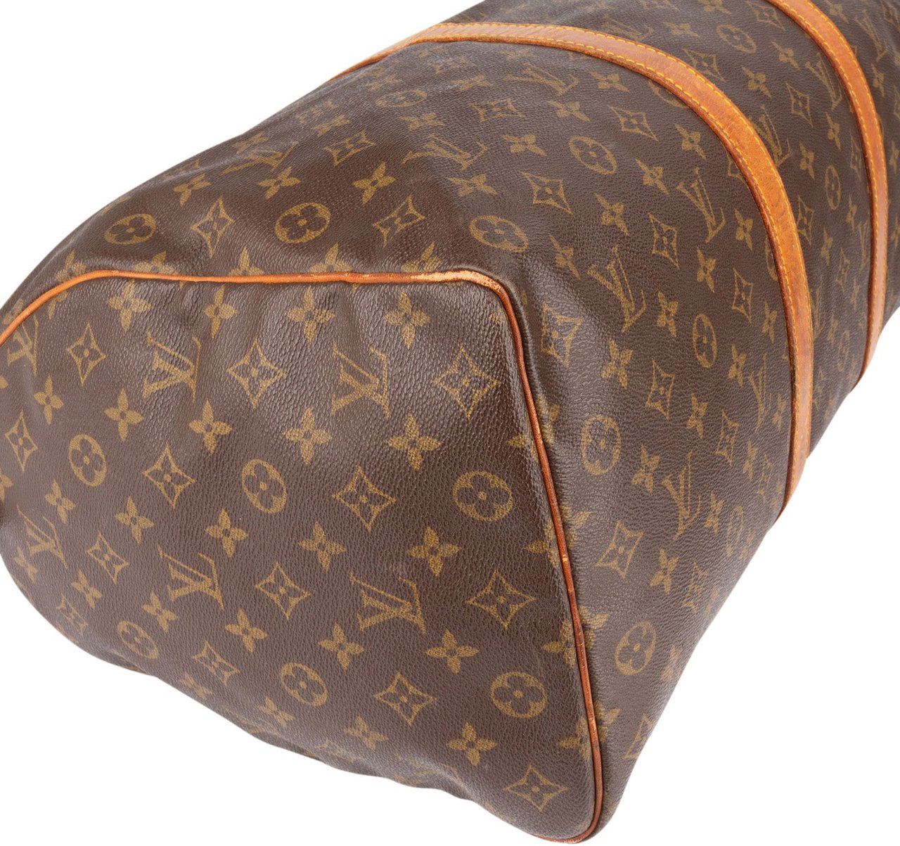 Louis Vuitton Louis Vuitton Monogram Canvas Keepall 50 Travel Bag Bruin