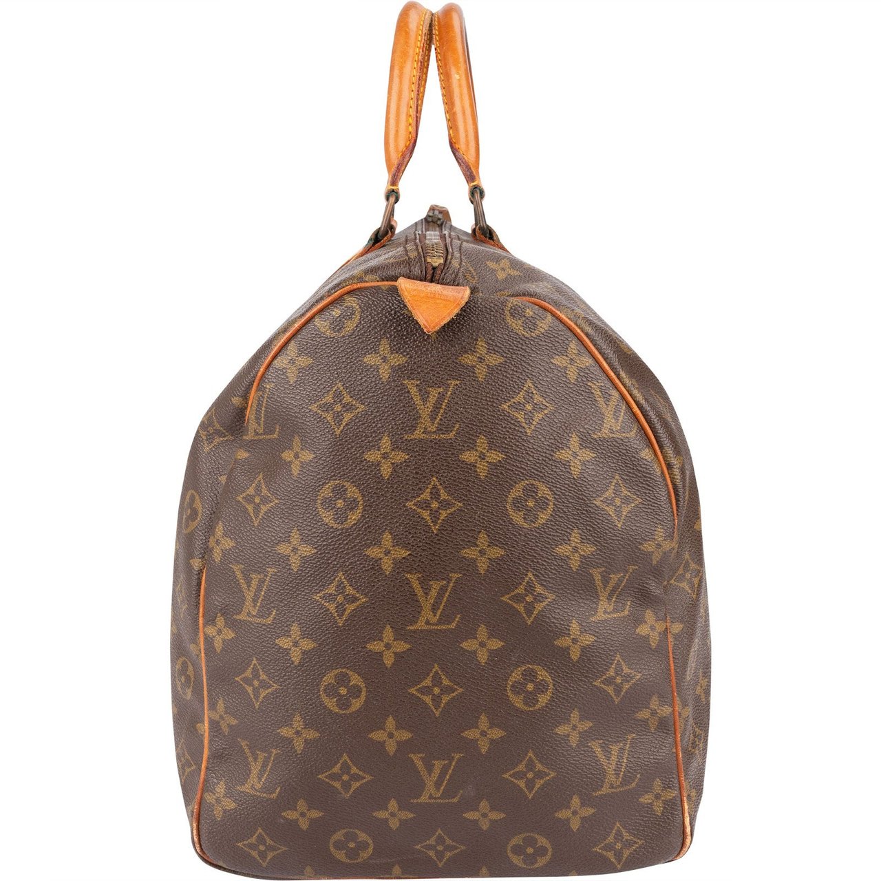 Louis Vuitton Louis Vuitton Monogram Canvas Keepall 50 Travel Bag Bruin