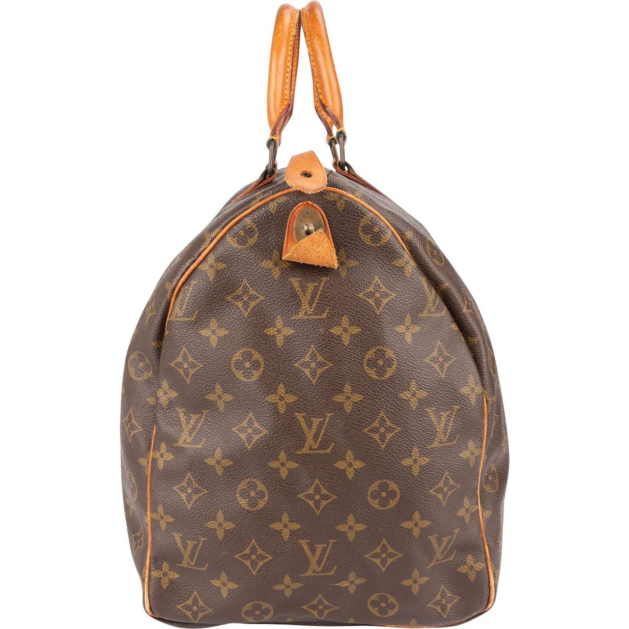 Louis Vuitton Louis Vuitton Monogram Canvas Keepall 50 Travel Bag Bruin