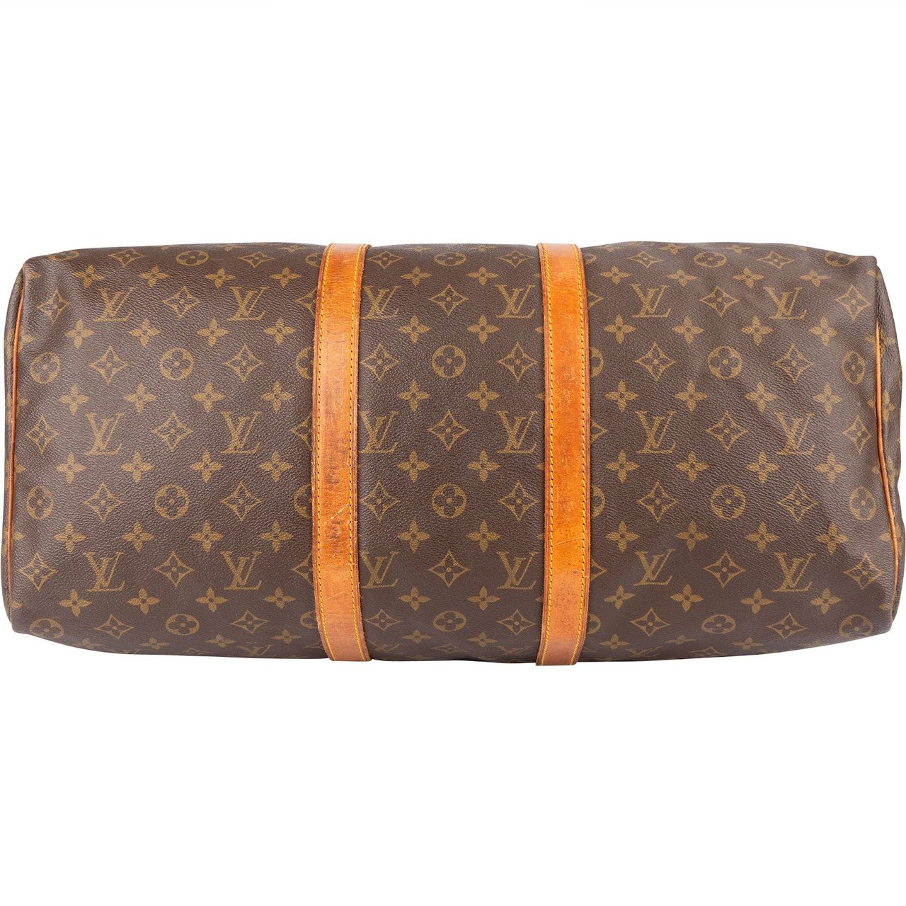 Louis Vuitton Louis Vuitton Monogram Canvas Keepall 50 Travel Bag Bruin
