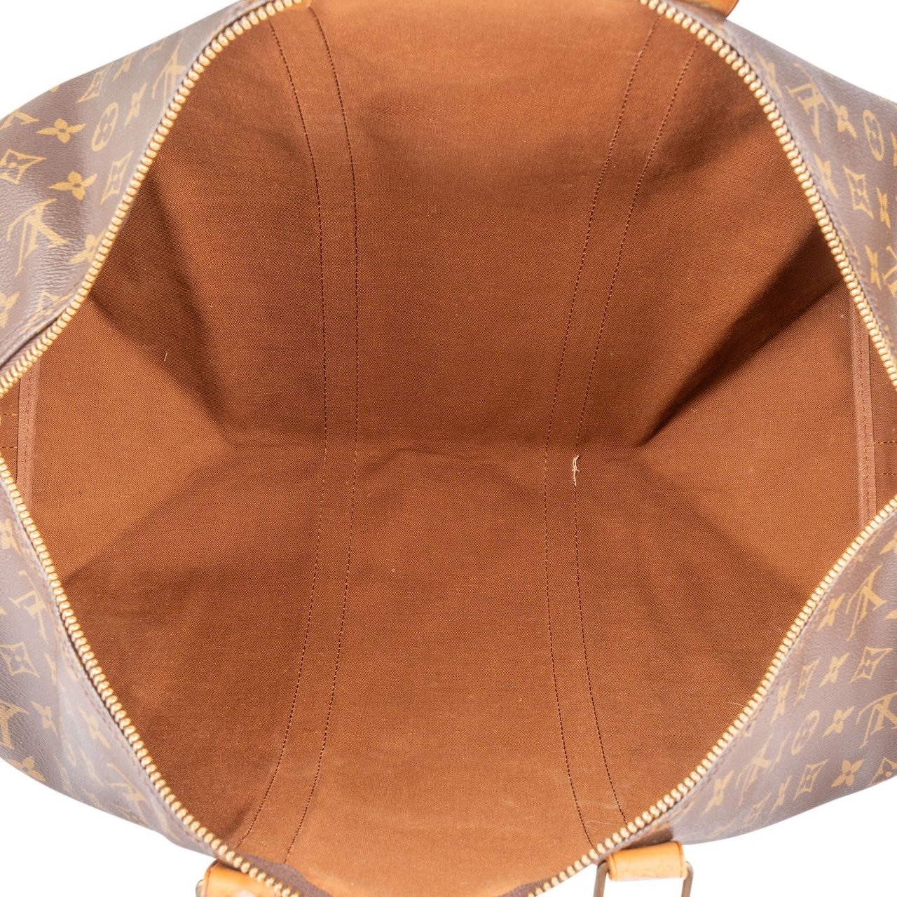 Louis Vuitton Louis Vuitton Monogram Canvas Keepall 50 Bandoulière Travel Bag Bruin