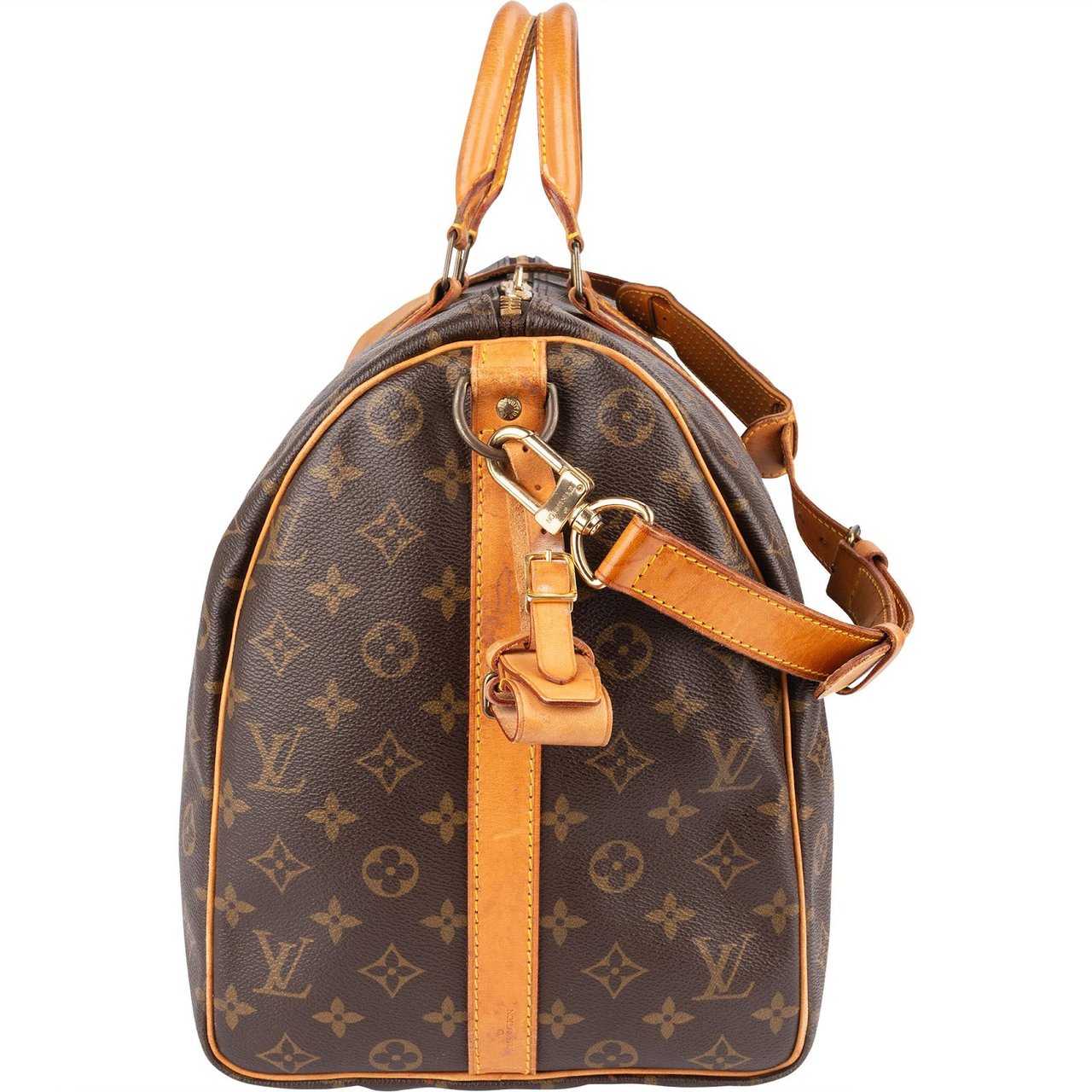 Louis Vuitton Louis Vuitton Monogram Canvas Keepall 50 Bandoulière Travel Bag Bruin