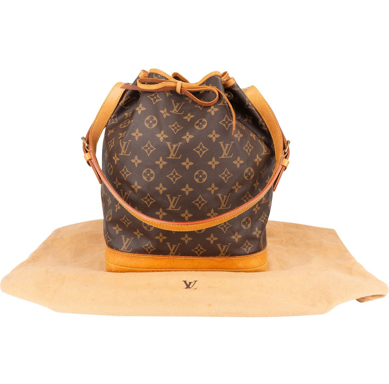 Louis Vuitton Louis Vuitton Monogram Canvas Sac Noé Grande Shoulder Bag Bruin