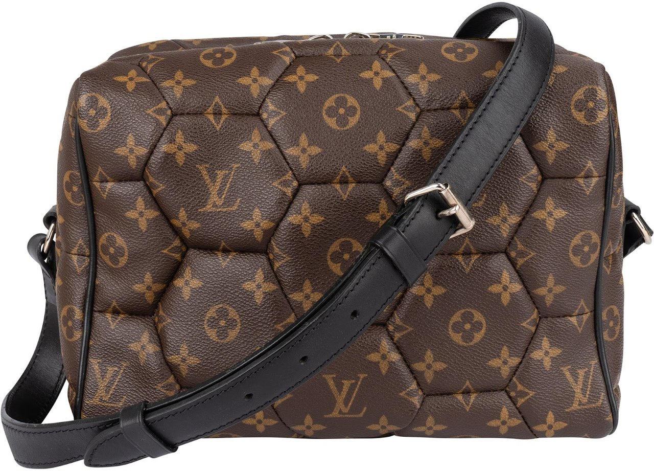 Louis Vuitton Louis Vuitton Monogram Macassar Hexagon Neo Trocadero Crossbody Bag Bruin