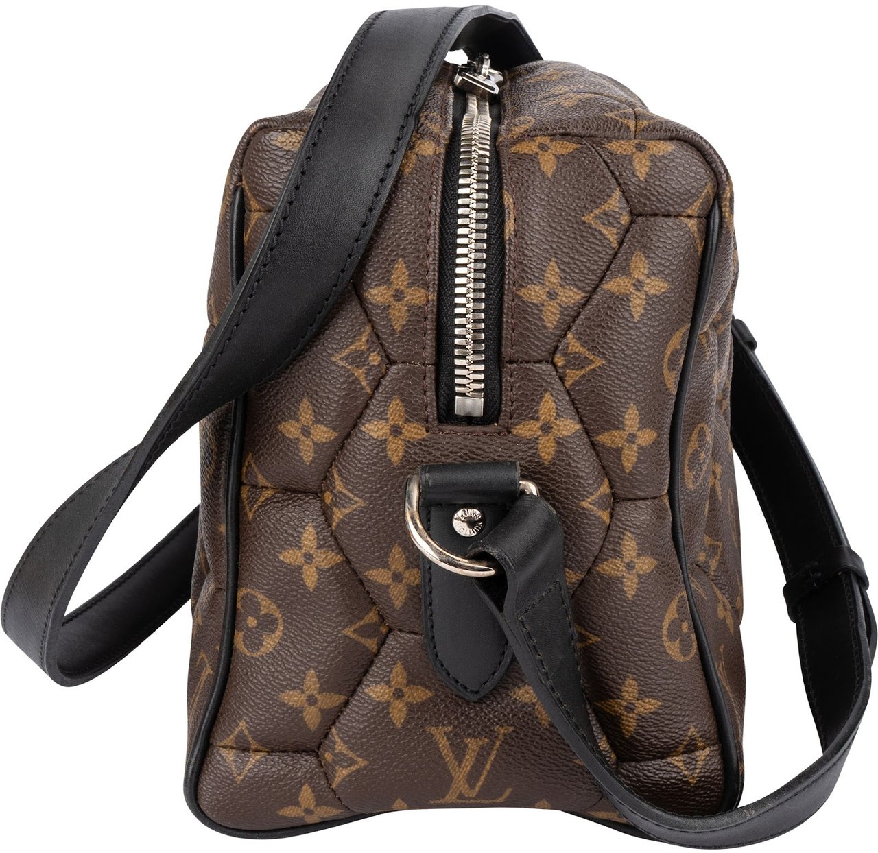 Louis Vuitton Monogram Macassar Hexagon Neo Trocadero Crossbody Bag Bruin