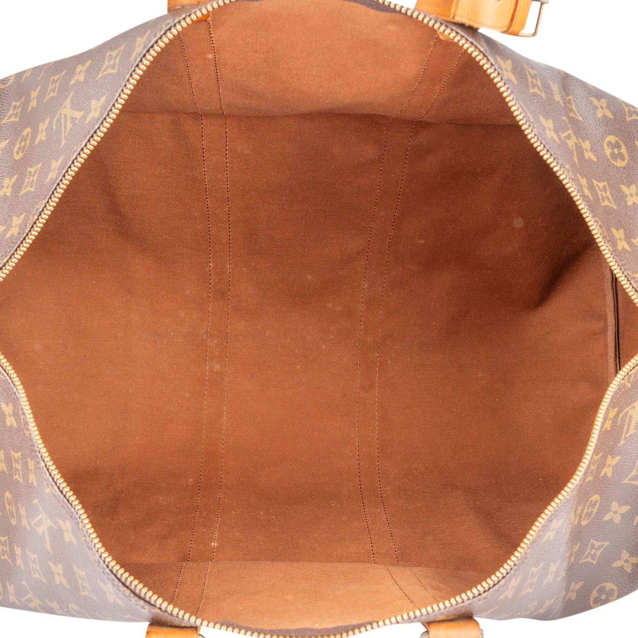 Louis Vuitton Louis Vuitton Monogram Canvas Keepall 55 Bandoulière Travel Bag Bruin