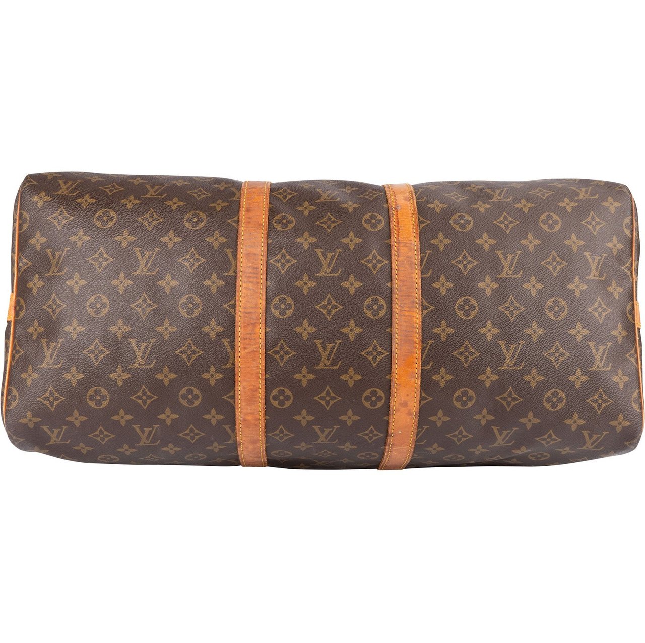 Louis Vuitton Louis Vuitton Monogram Canvas Keepall 55 Bandoulière Travel Bag Bruin