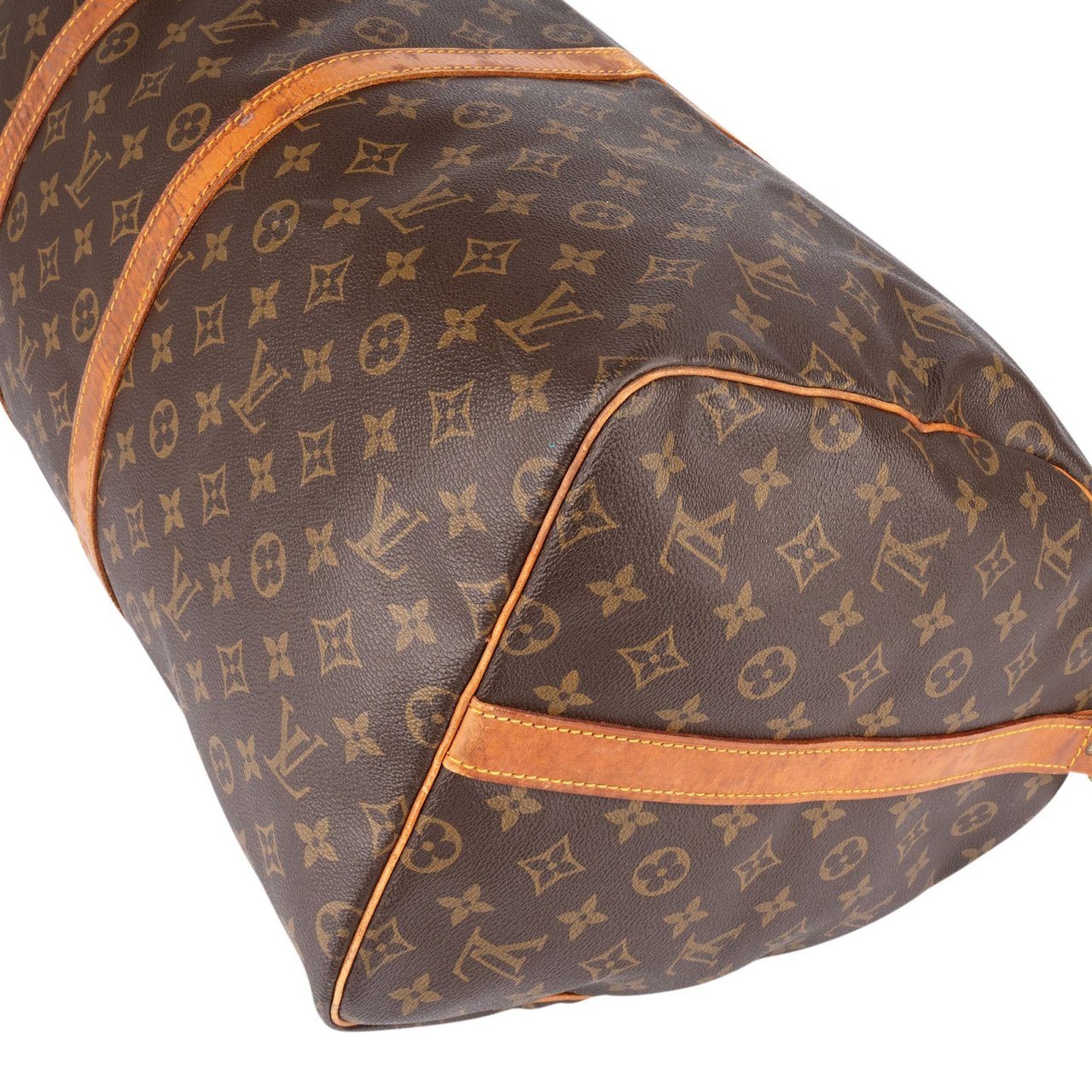 Louis Vuitton Louis Vuitton Monogram Canvas Keepall 55 Bandoulière Travel Bag Bruin