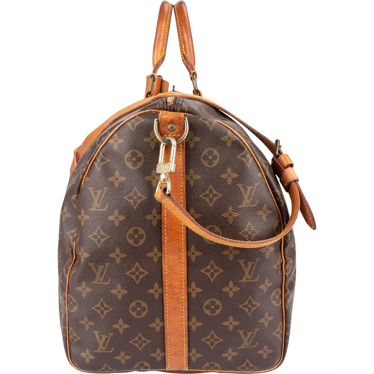 Louis Vuitton Louis Vuitton Monogram Canvas Keepall 55 Bandoulière Travel Bag Bruin