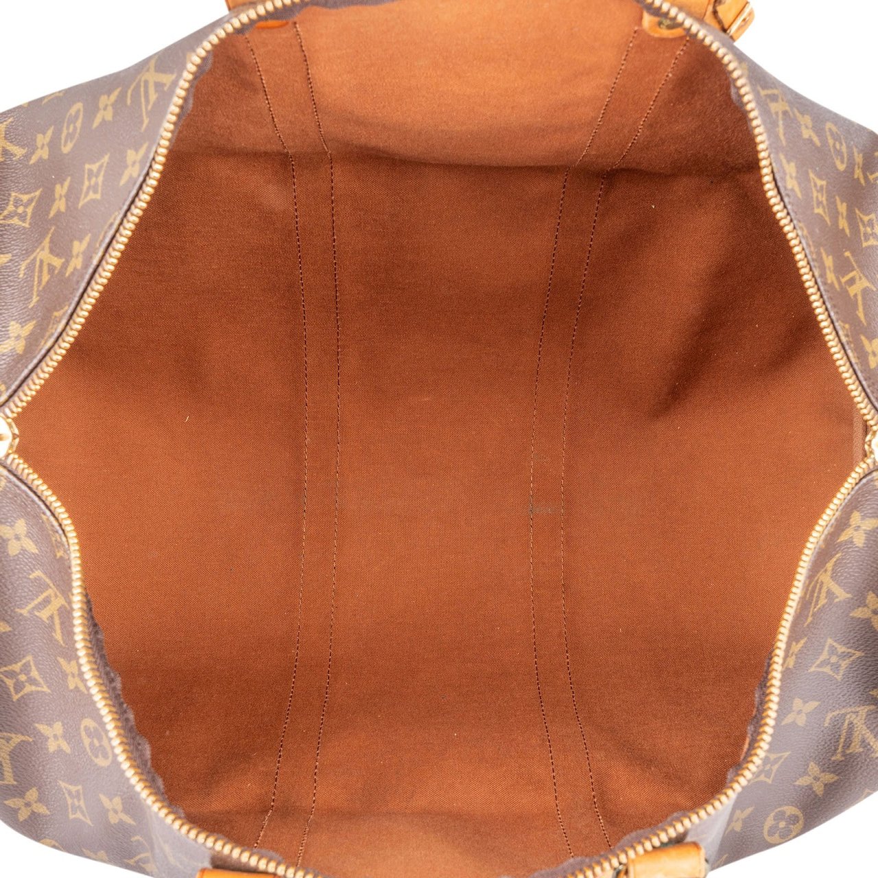 Louis Vuitton Louis Vuitton Monogram Canvas Keepall 50 Bandoulière Travel Bag Bruin