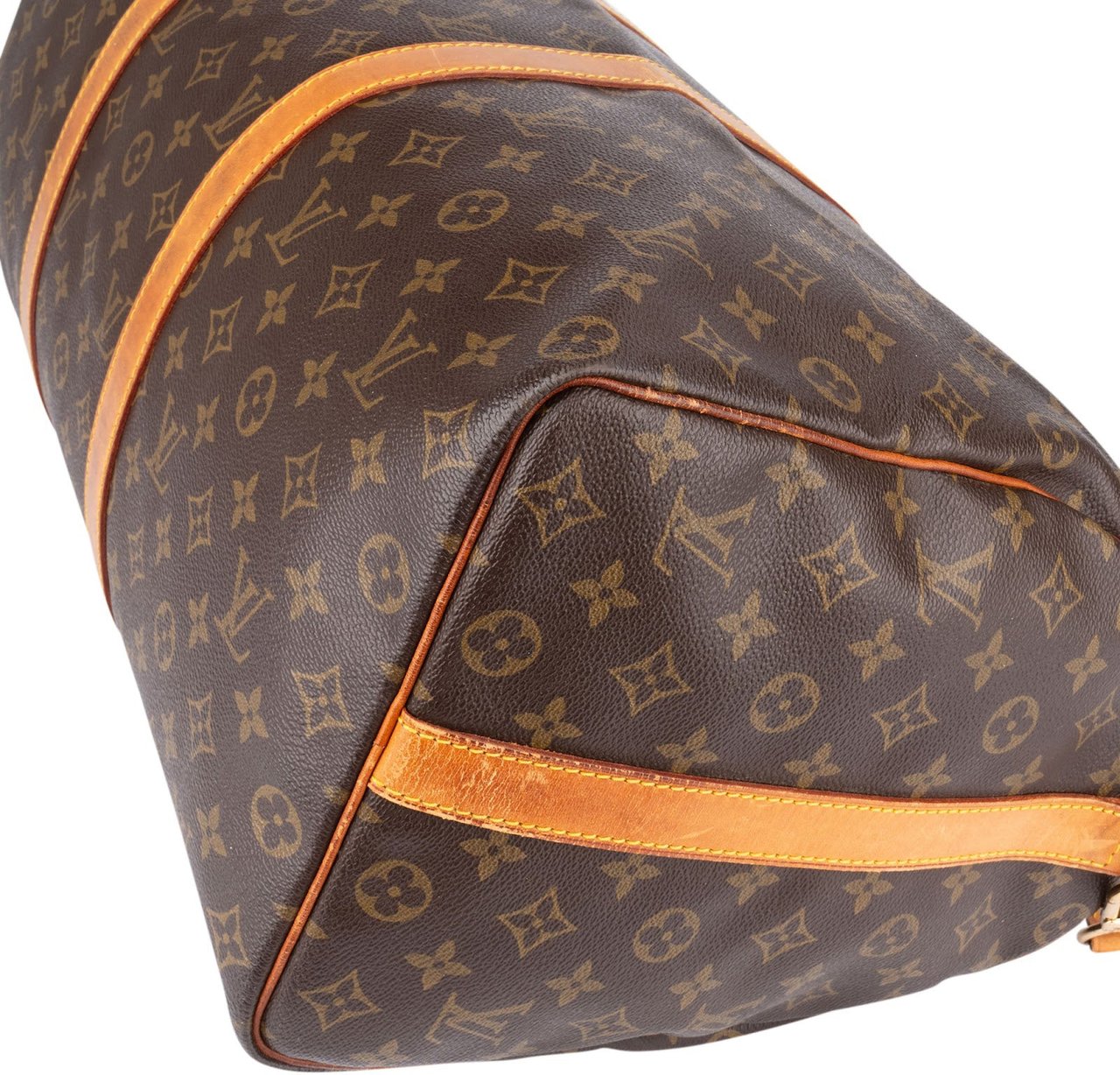 Louis Vuitton Louis Vuitton Monogram Canvas Keepall 50 Bandoulière Travel Bag Bruin