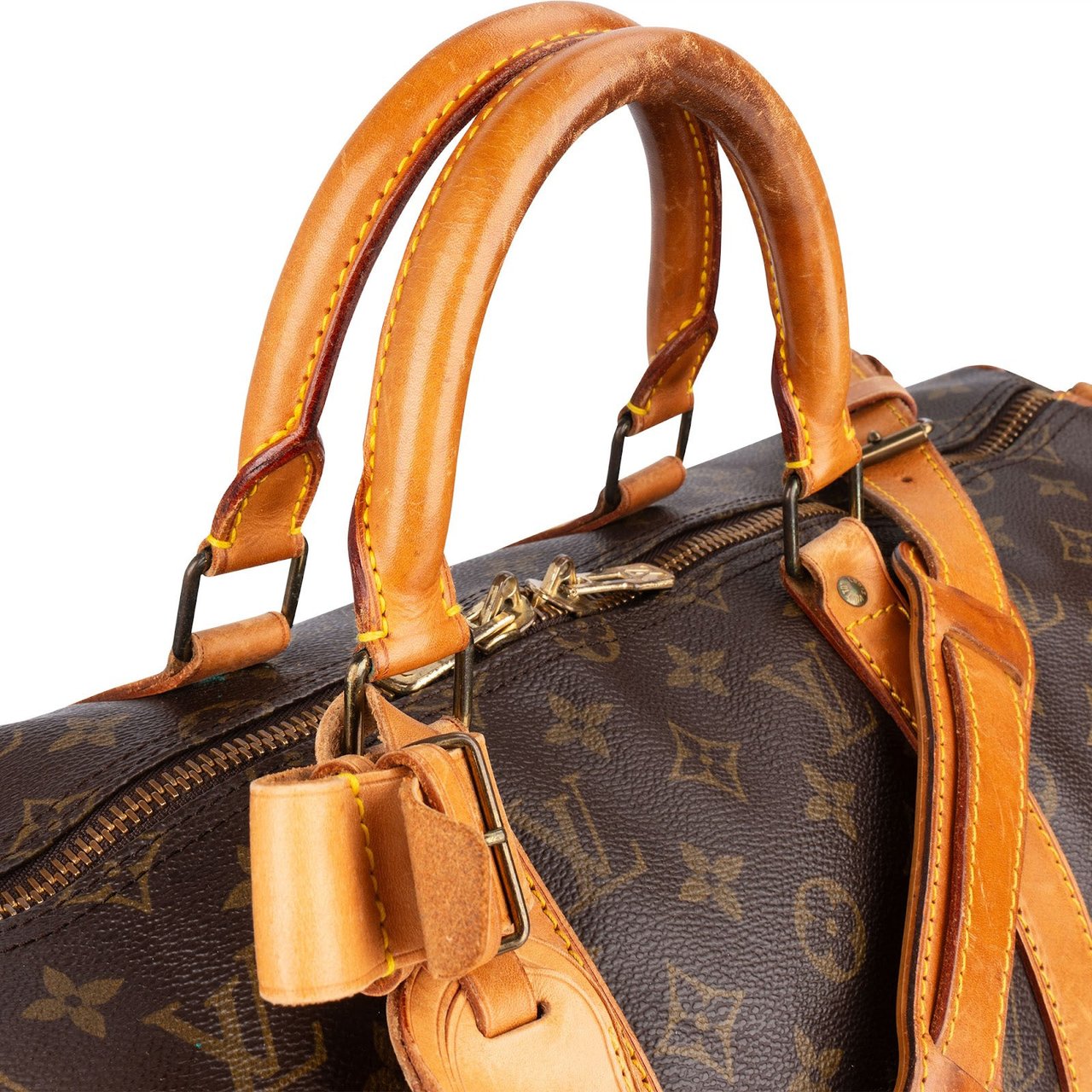 Louis Vuitton Louis Vuitton Monogram Canvas Keepall 50 Bandoulière Travel Bag Bruin