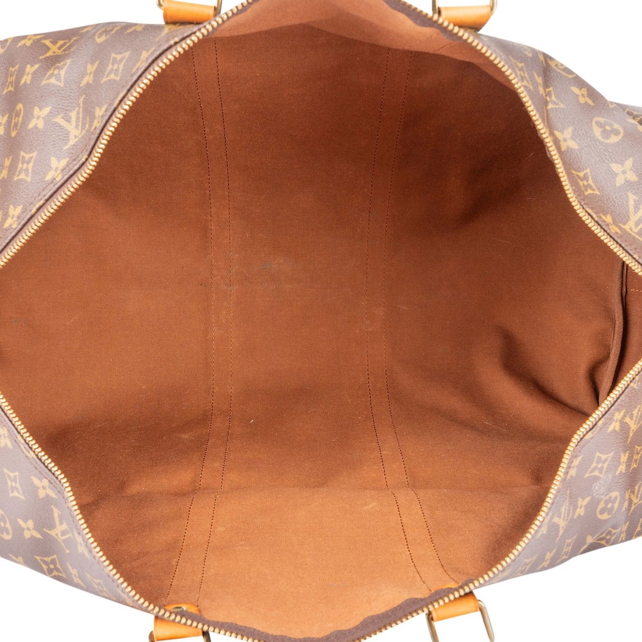 Louis Vuitton Louis Vuitton Monogram Canvas Keepall 60 Bandoulière Travel Bag Bruin