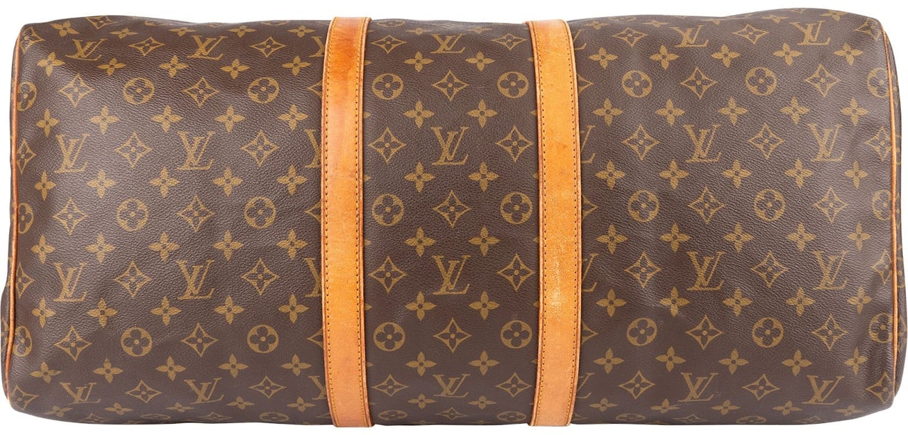 Louis Vuitton Louis Vuitton Monogram Canvas Keepall 55 Travel Bag Bruin