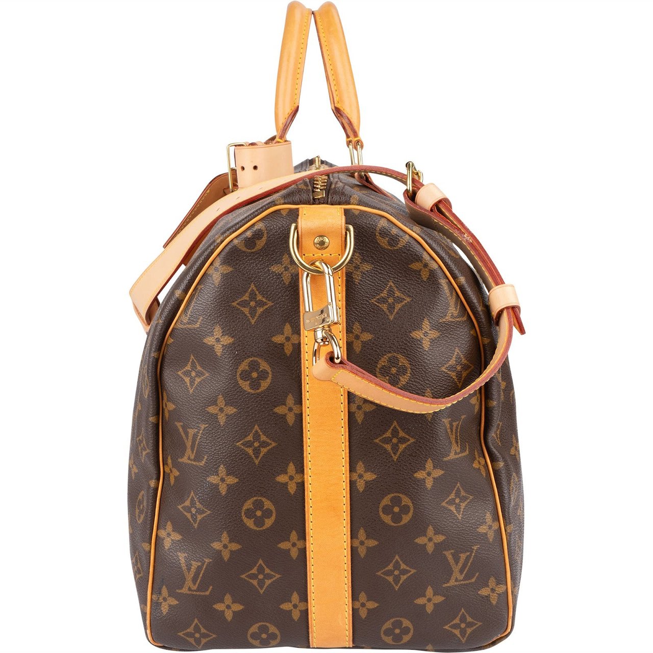 Louis Vuitton Louis Vuitton Monogram Canvas Keepall 50 Bandoulière Travel Bag Bruin