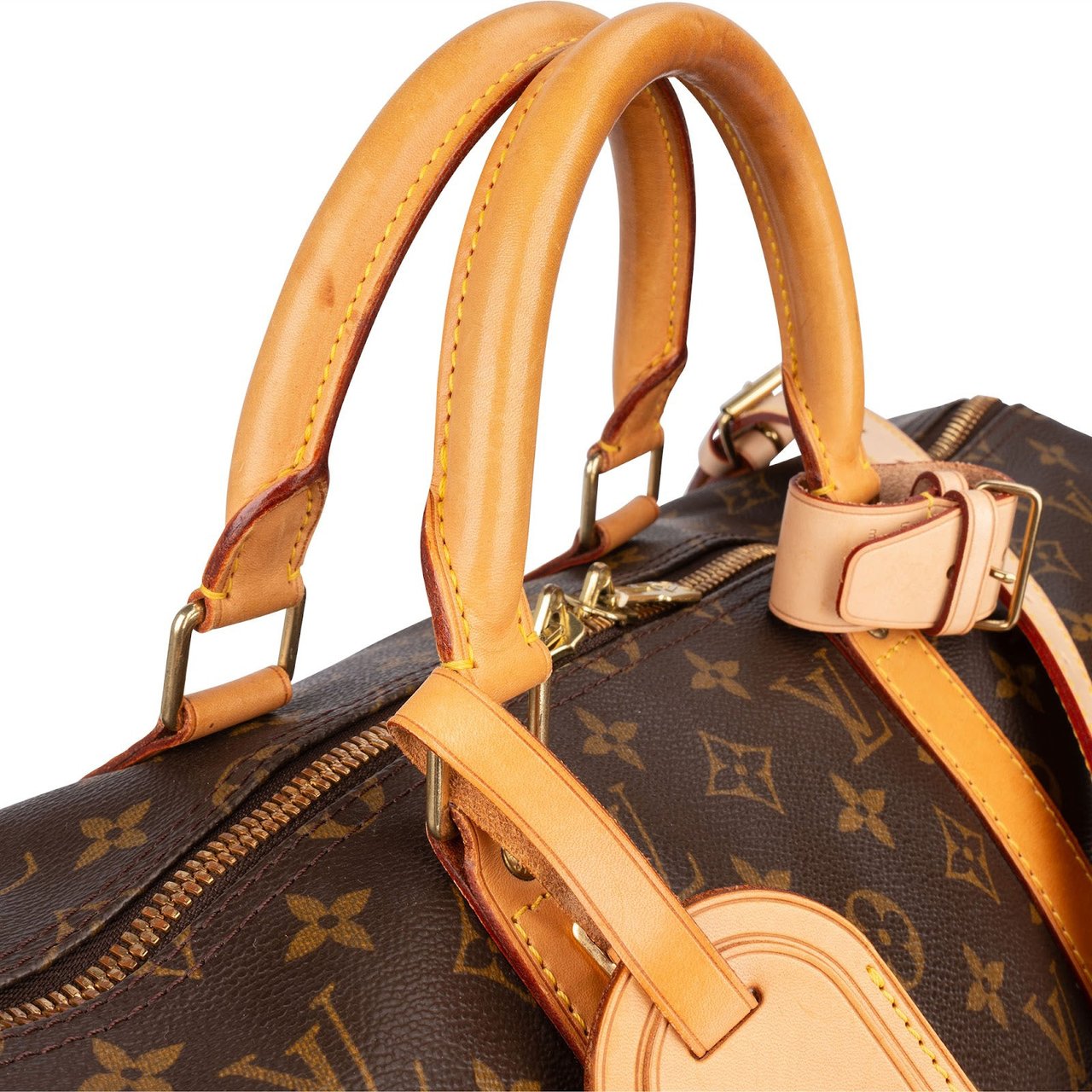 Louis Vuitton Louis Vuitton Monogram Canvas Keepall 50 Bandoulière Travel Bag Bruin