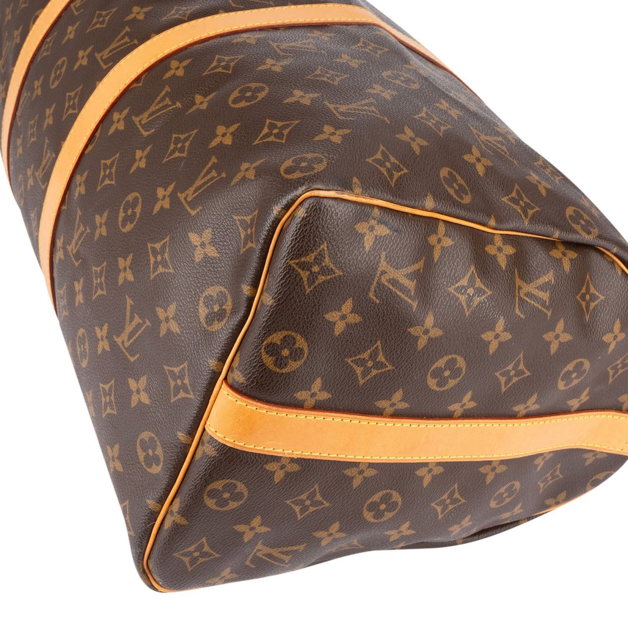 Louis Vuitton Louis Vuitton Monogram Canvas Keepall 50 Bandoulière Travel Bag Bruin