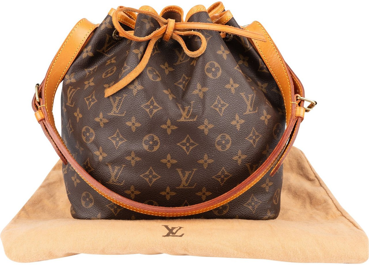 Louis Vuitton Louis Vuitton Monogram Canvas Sac Noé Petit Shoulder Bag Bruin