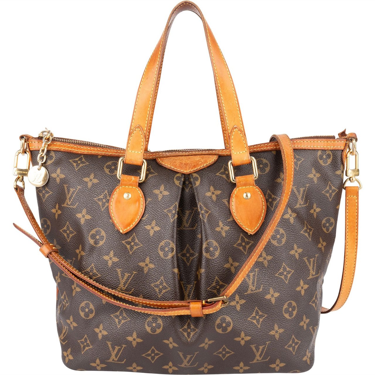 Louis Vuitton Louis Vuitton Monogram Canvas Palermo PM Handbag Bruin