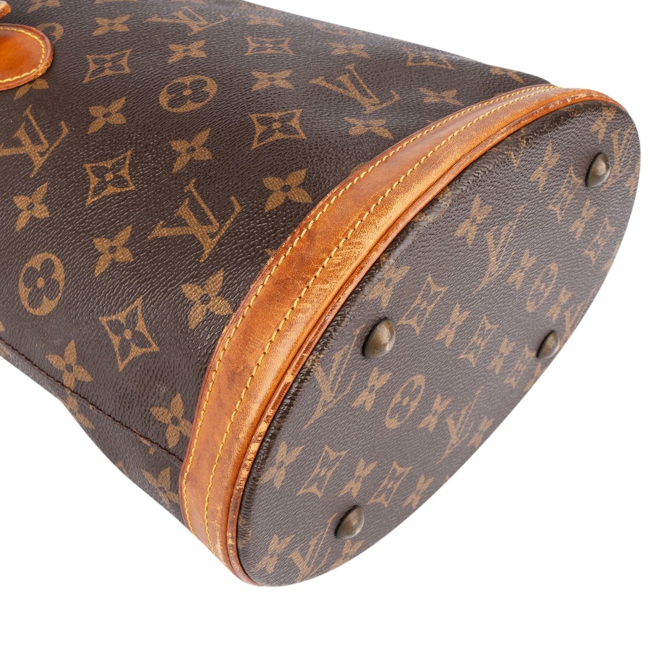 Louis Vuitton Louis Vuitton Monogram Canvas Bucket PM Shoulder Bag Bruin