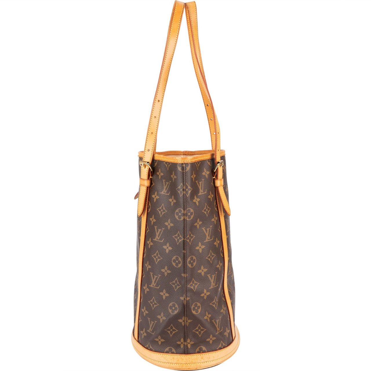 Louis Vuitton Louis Vuitton Monogram Canvas Bucket GM Shoulder Bag Bruin