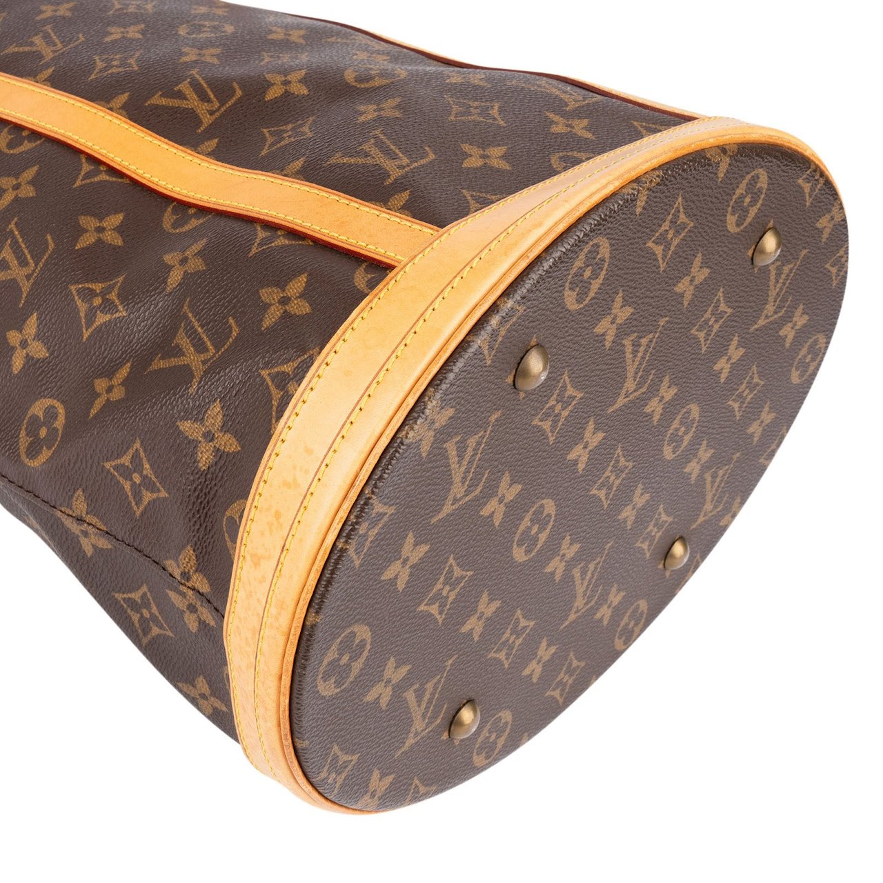 Louis Vuitton Louis Vuitton Monogram Canvas Bucket GM Shoulder Bag Bruin