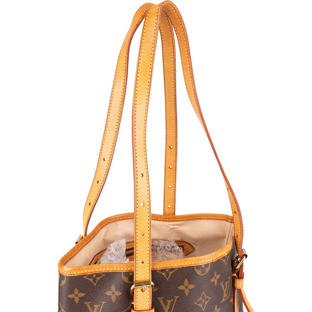 Louis Vuitton Louis Vuitton Monogram Canvas Bucket GM Shoulder Bag Bruin