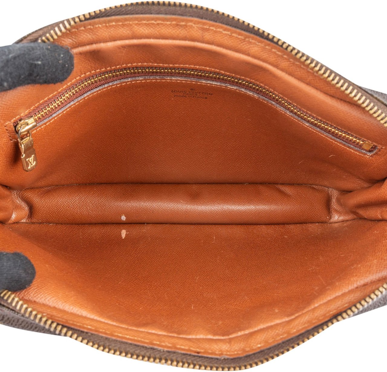 Louis Vuitton Louis Vuitton Canvas Monogram Marly Dragonne Clutch Bruin