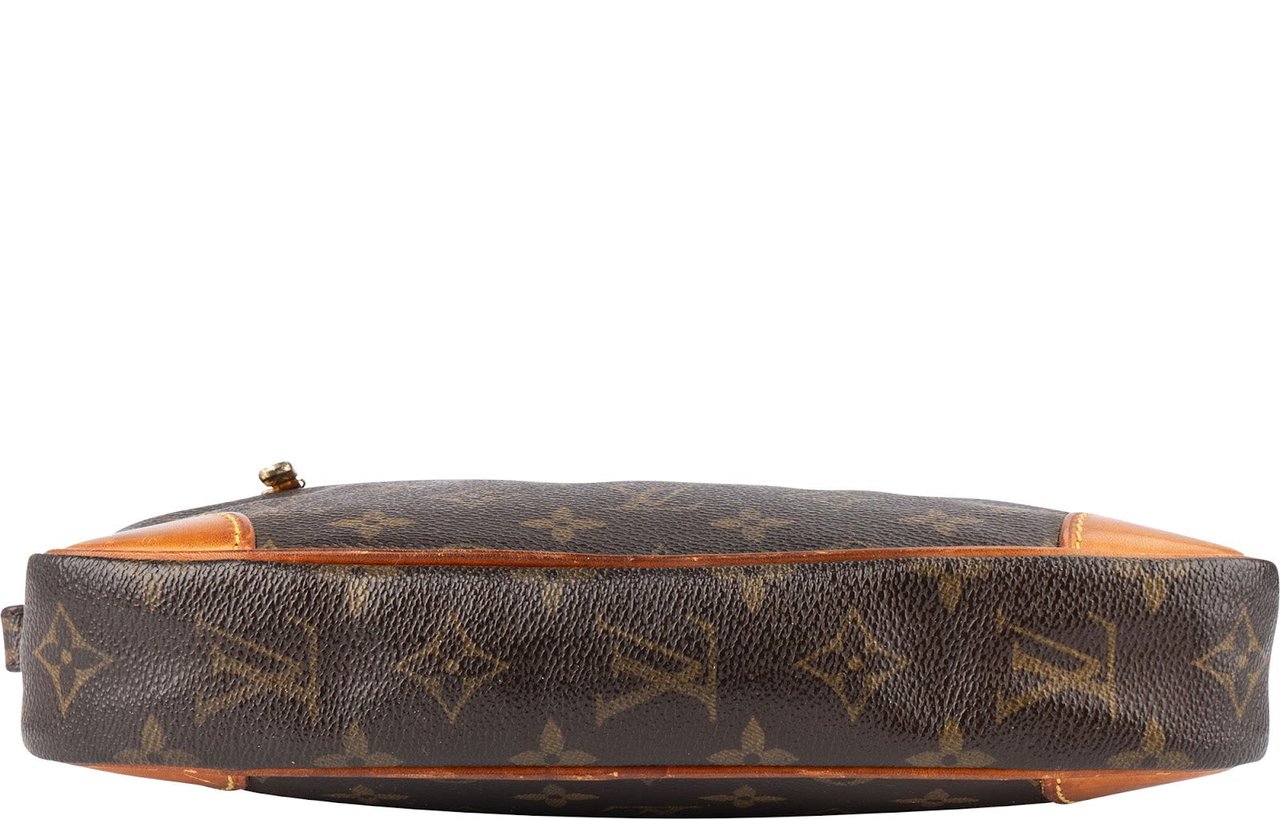 Louis Vuitton Louis Vuitton Canvas Monogram Marly Dragonne Clutch Bruin