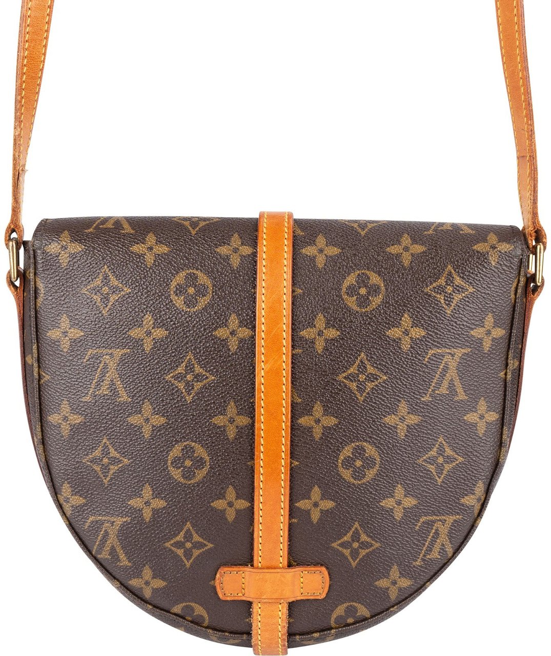 Louis Vuitton Louis Vuitton Monogram Canvas Chantilly GM Crossbody Bag Bruin