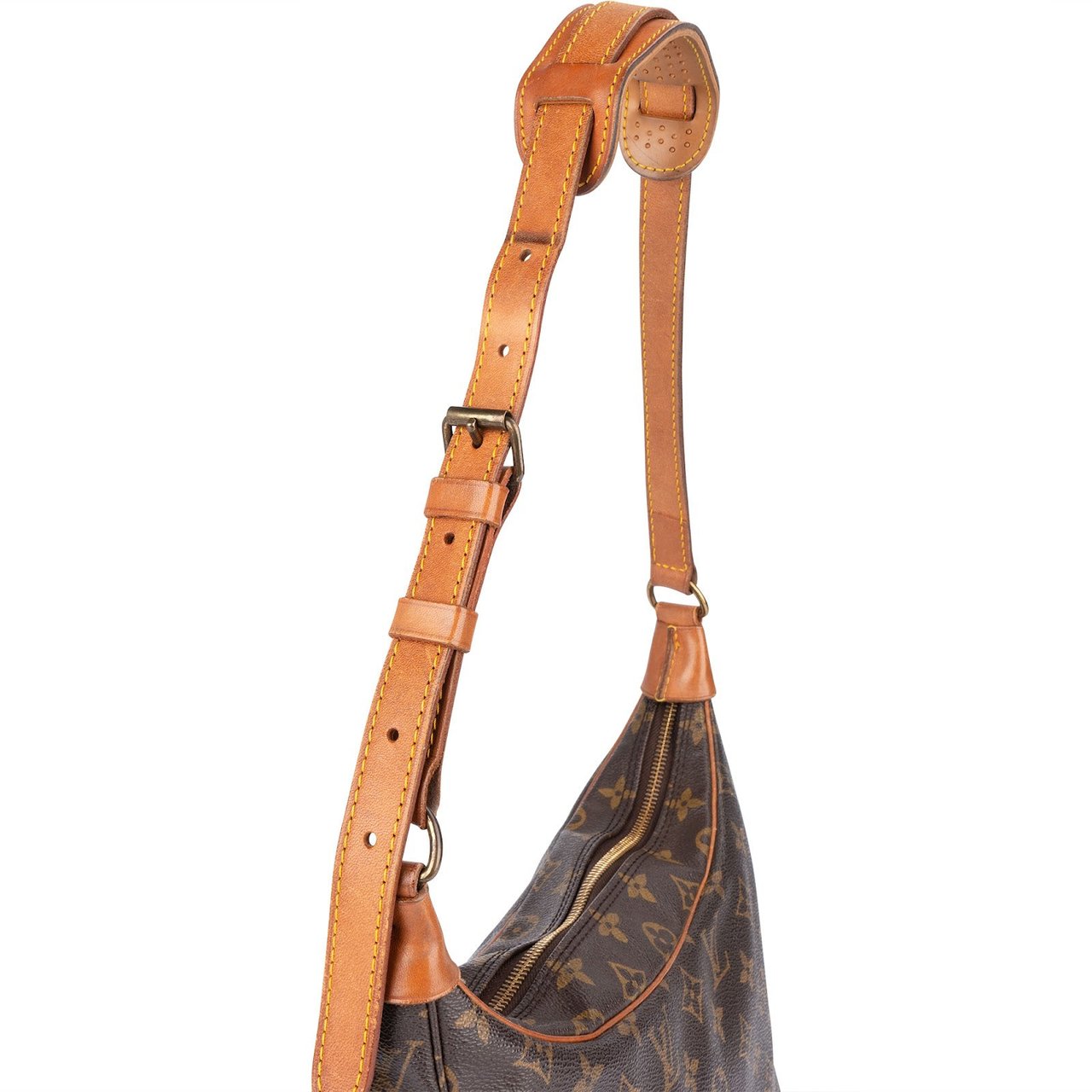 Louis Vuitton Louis Vuitton Monogram Canvas Boulogne Crossbody Bag Bruin