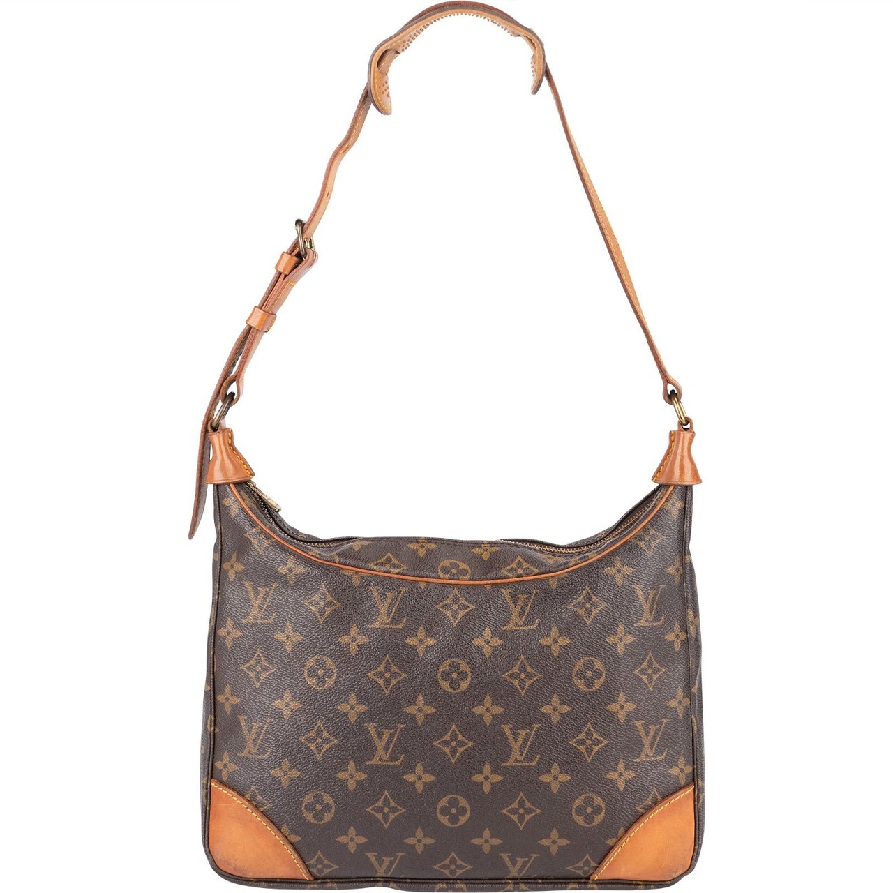 Louis Vuitton Louis Vuitton Monogram Canvas Boulogne Crossbody Bag Bruin