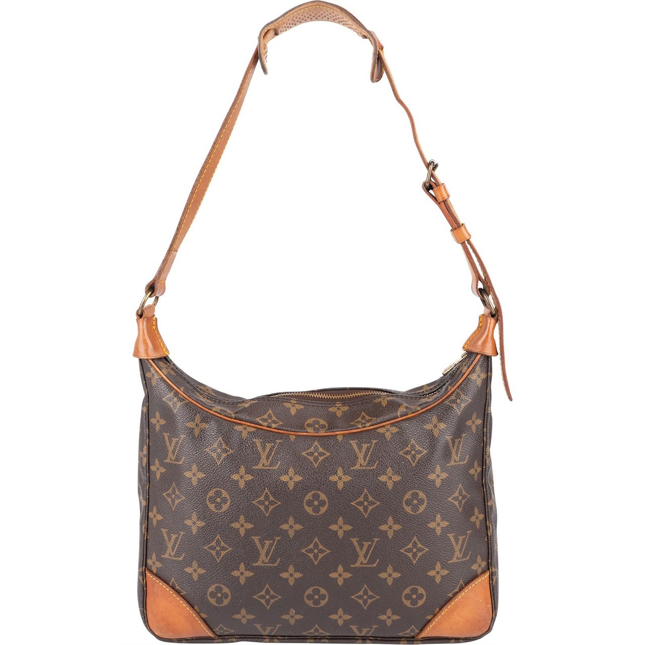 Louis Vuitton Louis Vuitton Monogram Canvas Boulogne Crossbody Bag Bruin