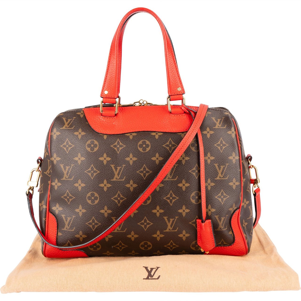 Louis Vuitton Louis Vuitton Monogram Canvas Retiro PM Handbag Bruin