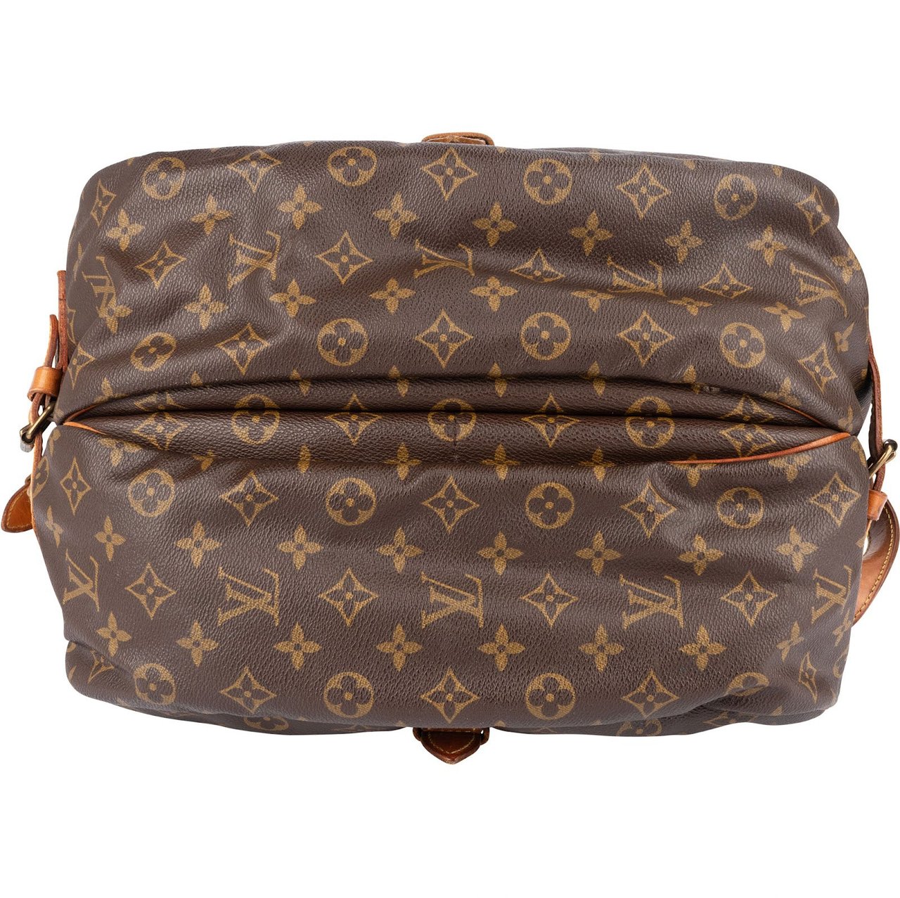 Louis Vuitton Louis Vuitton Monogram Canvas Saumur 35 Crossbody Bag Bruin