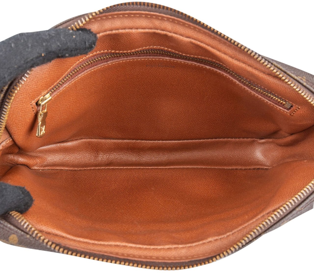 Louis Vuitton Louis Vuitton Canvas Monogram Marly Dragonne Clutch Bruin