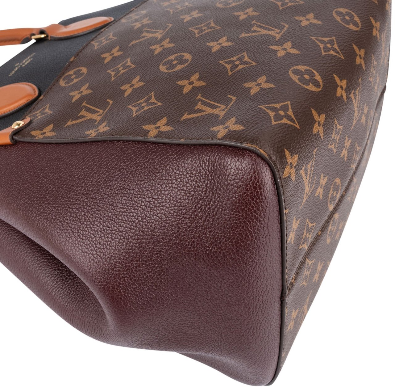 Louis Vuitton Louis Vuitton Monogram Tricolor Fold Tote MM Handbag Bruin