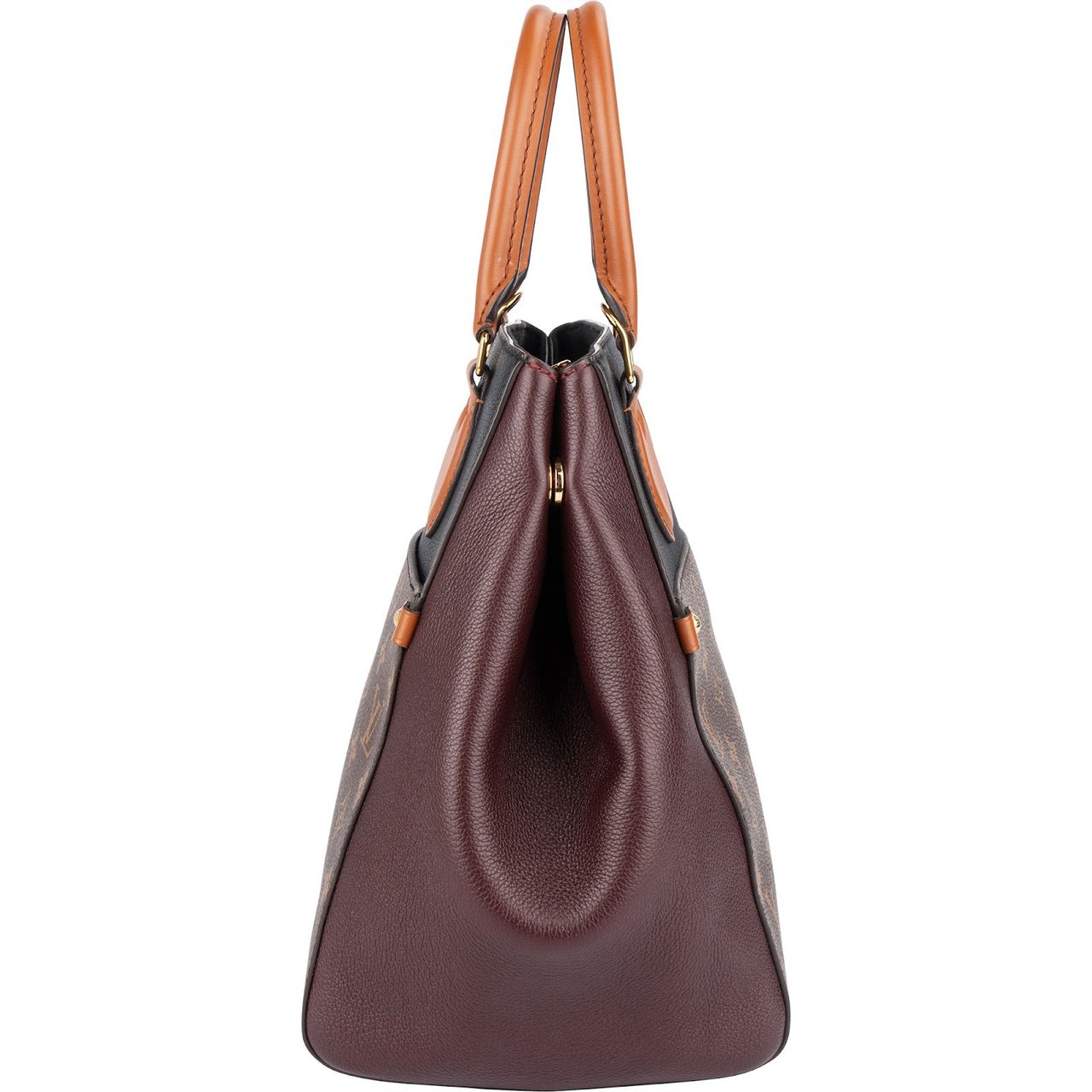 Louis Vuitton Louis Vuitton Monogram Tricolor Fold Tote MM Handbag Bruin