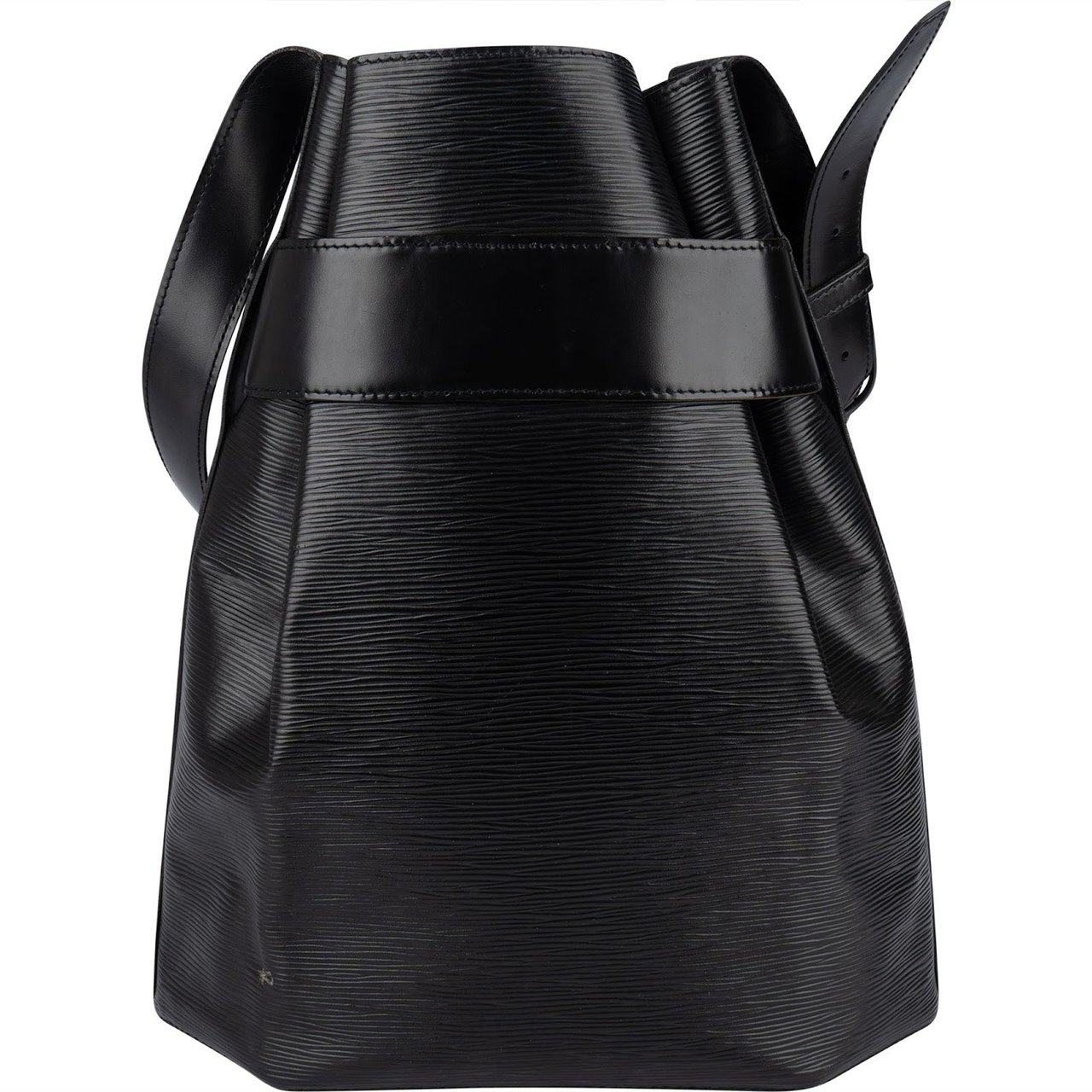 Louis Vuitton Louis Vuitton Noir Epi Leather Sac d'Epaule Shoulder Bag Zwart