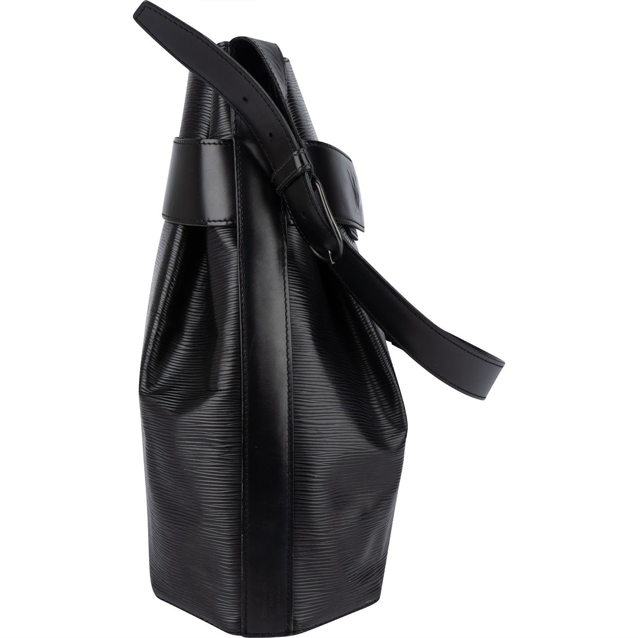 Louis Vuitton Louis Vuitton Noir Epi Leather Sac d'Epaule Shoulder Bag Zwart