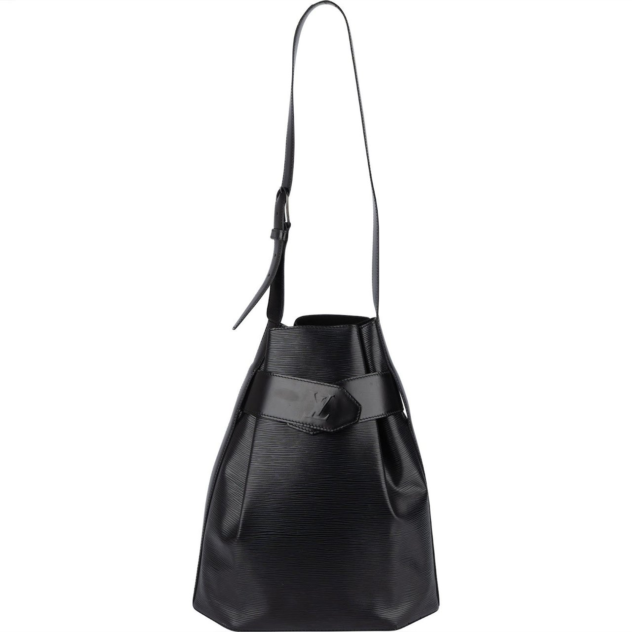Louis Vuitton Louis Vuitton Noir Epi Leather Sac d'Epaule Shoulder Bag Zwart