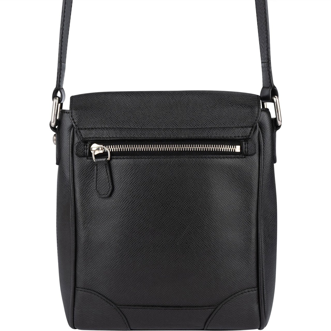 Louis Vuitton Louis Vuitton Noir Taiga Leather Luka Crossbody Bag Zwart