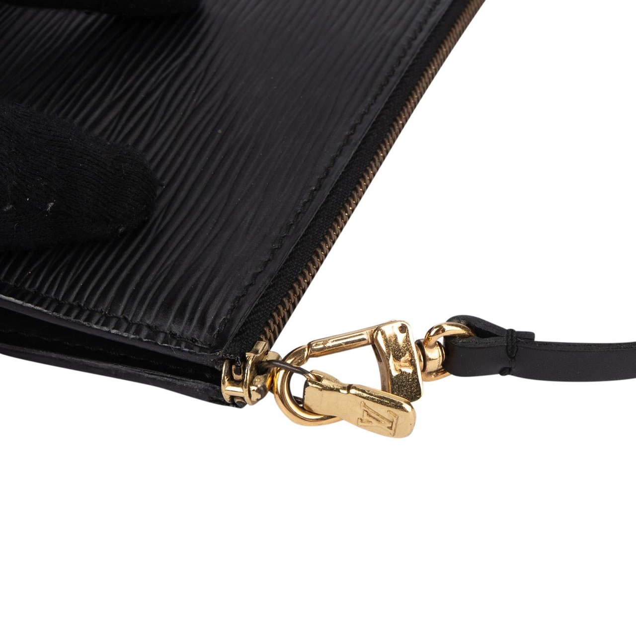 Louis Vuitton Louis Vuitton Noir Epi Leather Pochette Accessoires Handbag Zwart