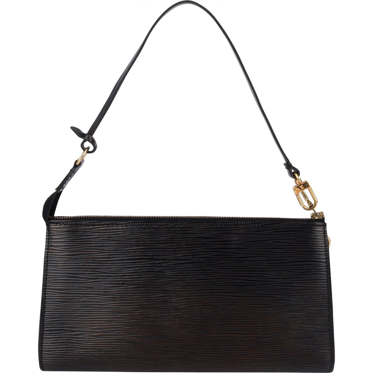 Louis Vuitton Louis Vuitton Noir Epi Leather Pochette Accessoires Handbag Zwart