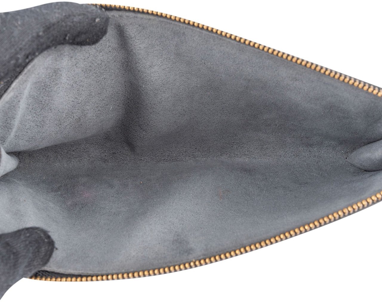 Louis Vuitton Louis Vuitton Noir Epi Leather Pochette Accessoires Handbag Zwart