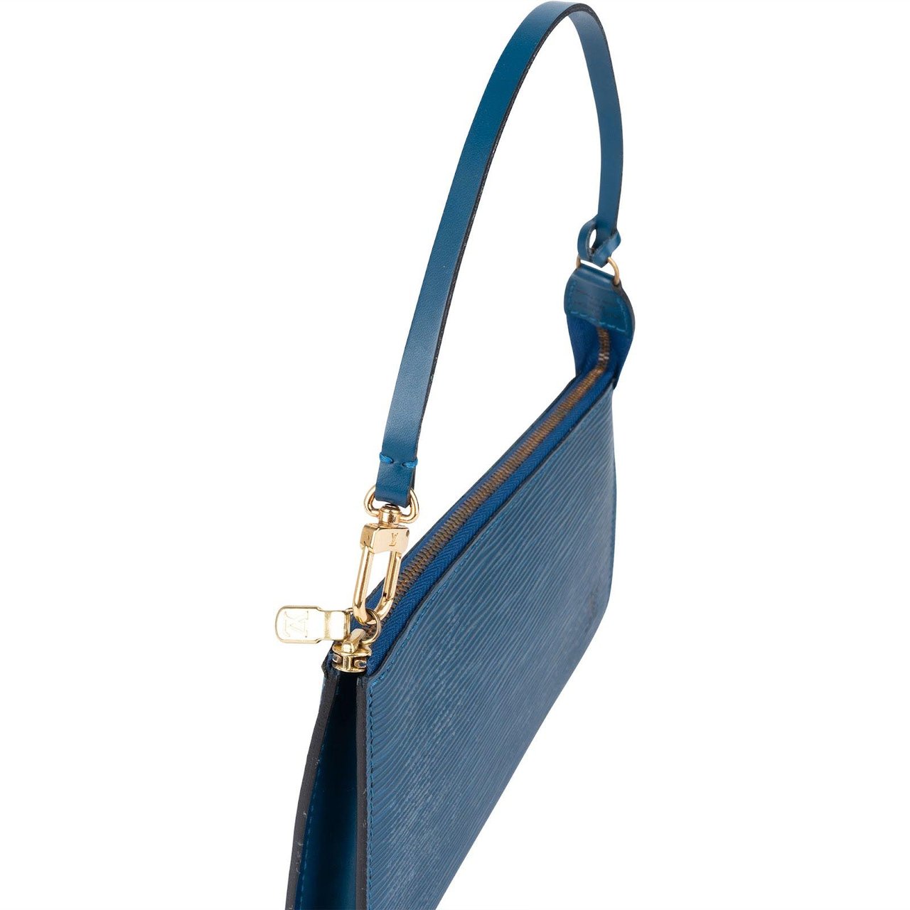 Louis Vuitton Louis Vuitton Blue Epi Leather Pochette Accessoires Handbag Blauw