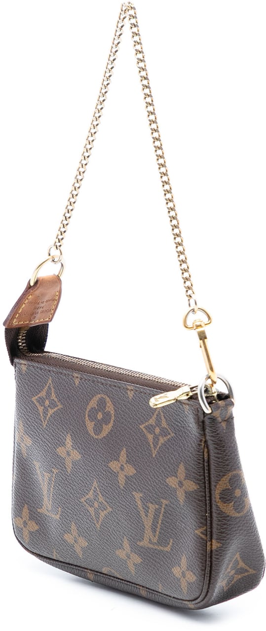 Louis Vuitton Monogram Mini Pochette Accessoires Bruin