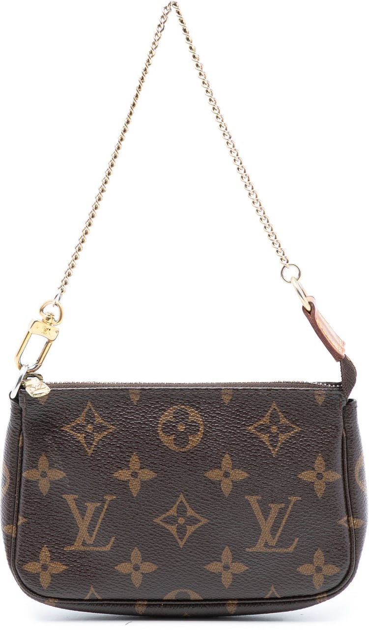 Louis Vuitton Monogram Mini Pochette Accessoires Bruin