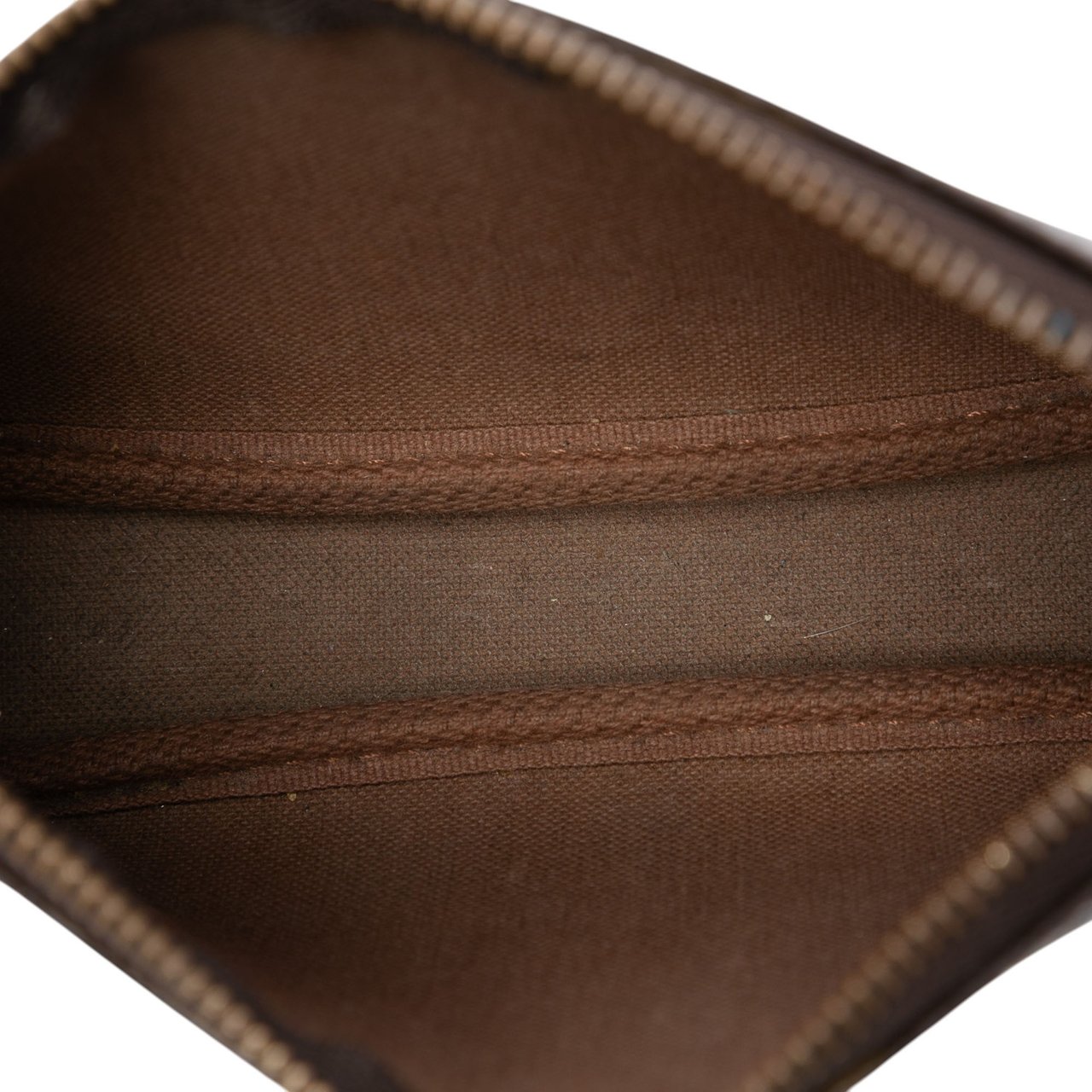 Louis Vuitton Monogram Mini Pochette Accessoires Bruin